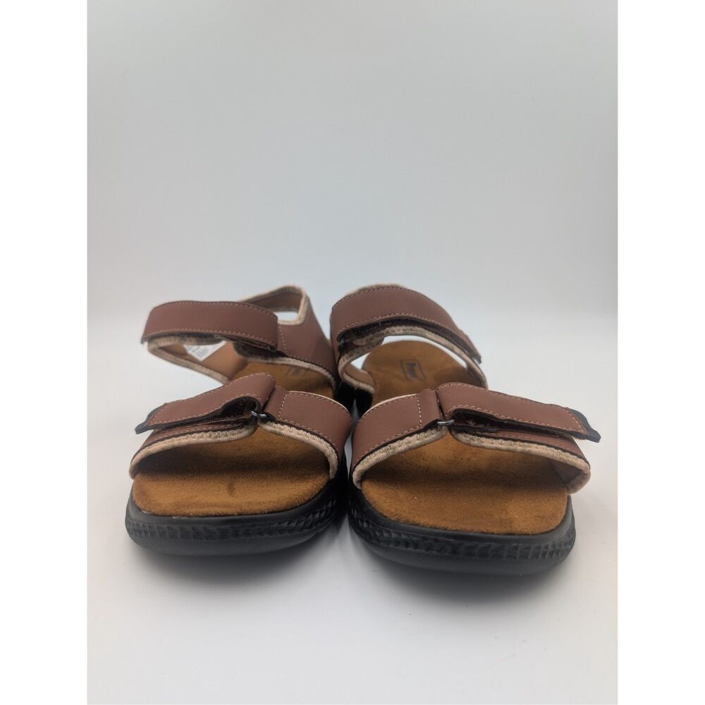 Propet TravelActiv Aspire Women's 11 4E Brown Sandals WST053P Extra Wide